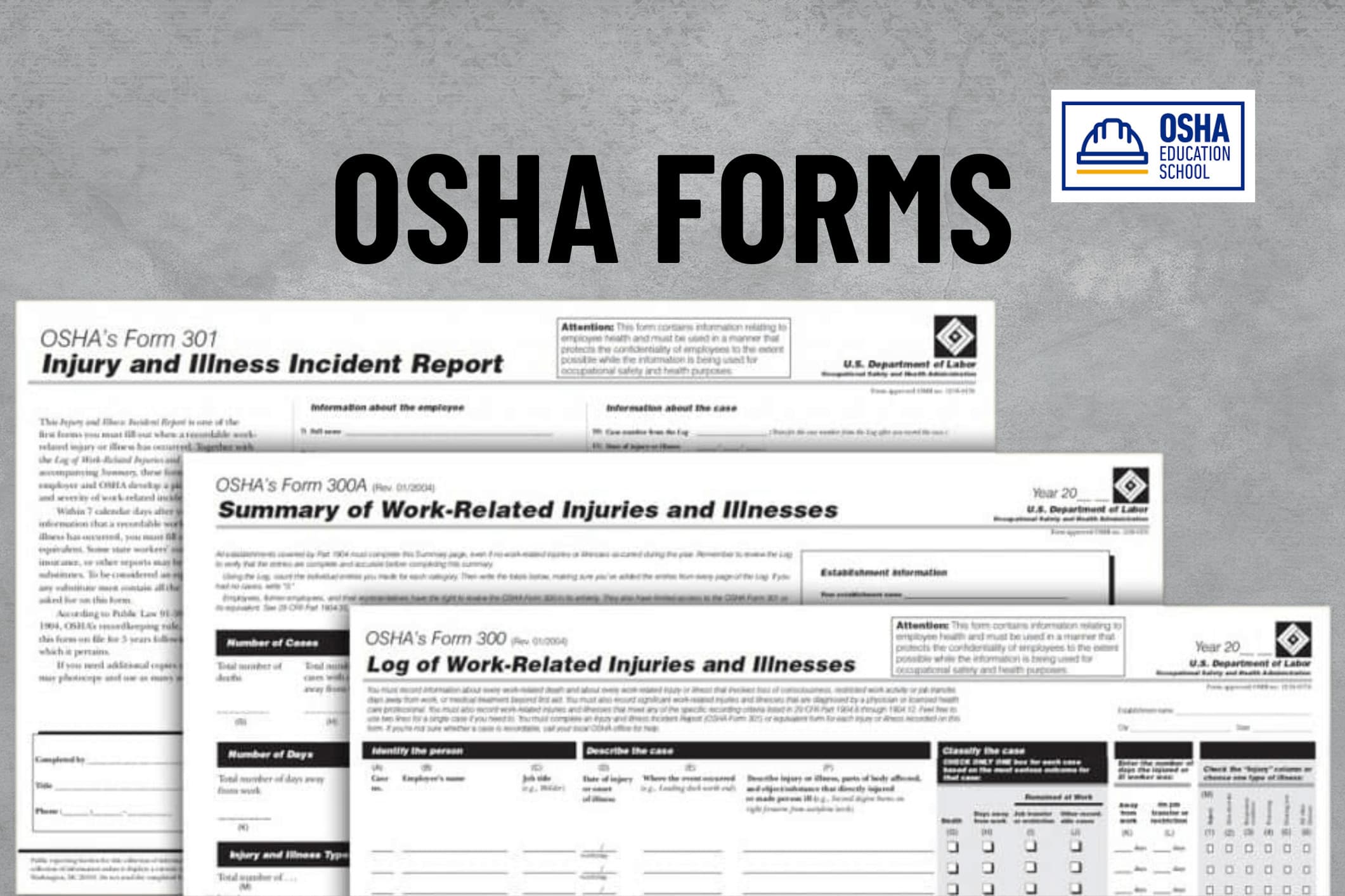 What Is the Difference Between OSHA 300, OSHA 300A, and OSHA 301?